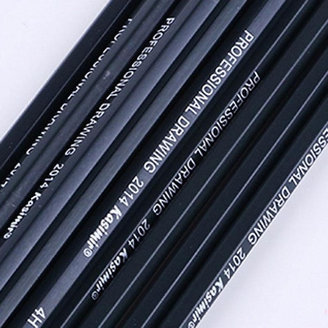 14Pcs/pack Drawing Pencils Sketch Pencils Graphite Pencils Art Pencils  School Supplies 6H 4H 2H HB 2B 3B 4B 5B 6B 7B 8B 10B 12B, Back to School  Gift 2024 - $7.99