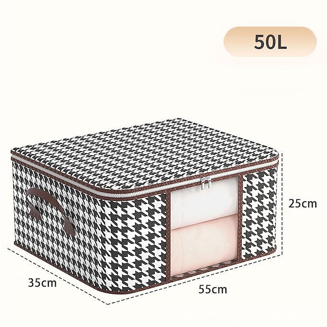  vizuální taška na ukládání šatů skříň třídění úložný box přenosná úložná taška zimní přikrývka úložný box