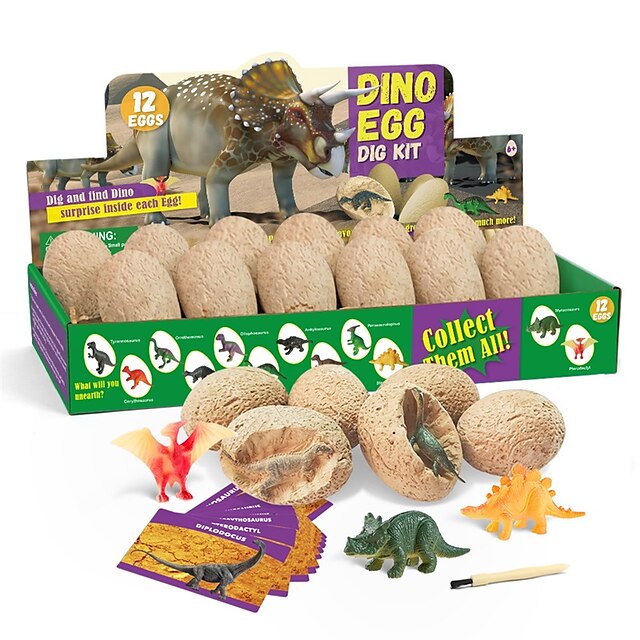  arkæologisk udgravning af dinosaur æg tyrannosaurus rex simulation dinosaur model børns puslespil legetøj