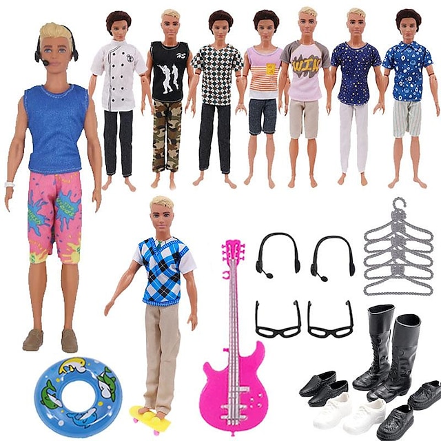  Pink Doll Clothes And Accessories, New 26-30cm  Doll Men'S Accessories Clothes 30 Sets Of Spot Fast Delivery Factory Direct Delivery