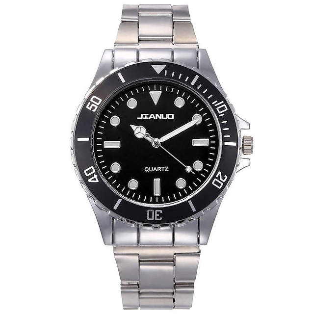  Heren Quartz horloges Minimalistisch Voor buiten Vrijetijdshorloge Zakelijk Wereldtijd Decoratie Legering Horloge