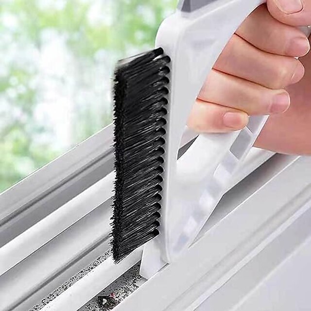 1pc Window Groove Cleaning Brush Triangular Brush Household Cleaning ...