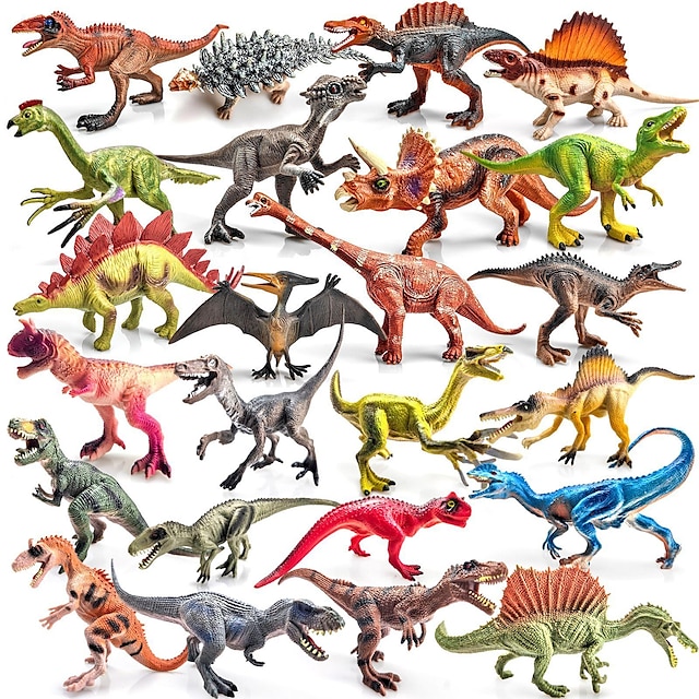  dinosauro per bambini giocattolo simulazione tirannosauro rex carnotaurus solido protezione ambientale puzzle modello ornamento giocattolo ritorno a scuola regalo