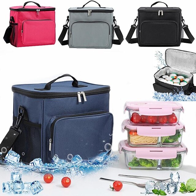 φορητή τσάντα μεσημεριανού μόνωση τσάντα ψύξης τσάντα αποθήκευσης τροφίμων αδιάβροχη μόνωση τσάντα τσάντα για πικ-νικ για κάμπινγκ τσάντα γεύματος εργασίας σχολείο αποθήκευσης μονωτική τσάντα
