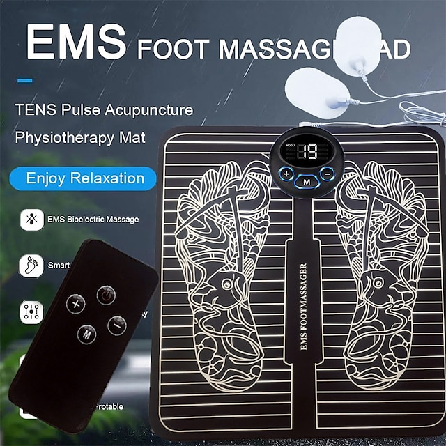 New Remore Control Foot Massage Mat Electric Physiotherapy Muscle ...