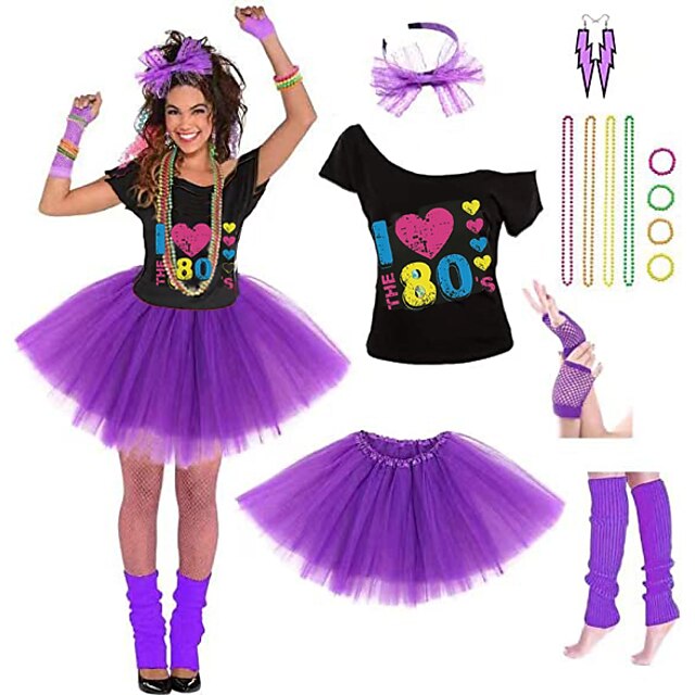 Women’s 80’s Music Party Costume