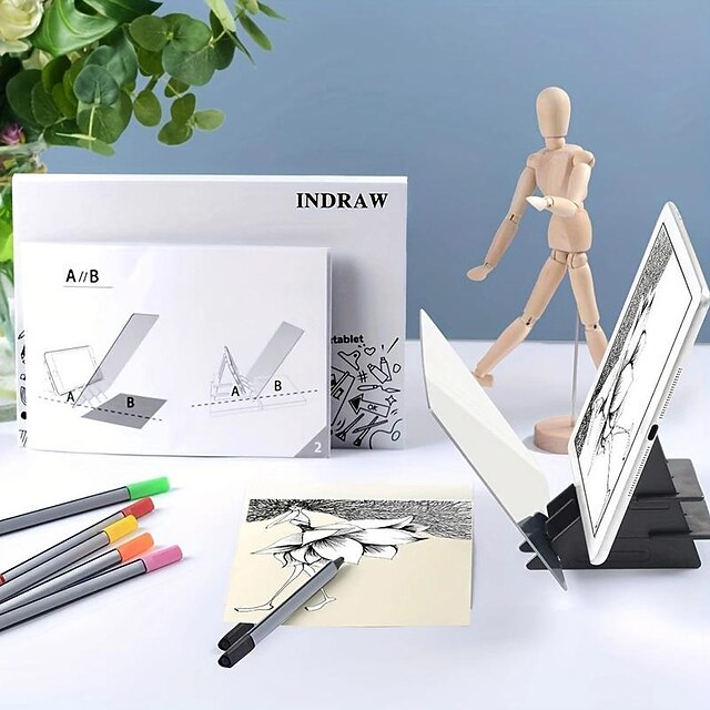 Optical Clear Drawing Board, Portable Optical Tracing Board Image Drawing Board Tracing Drawing