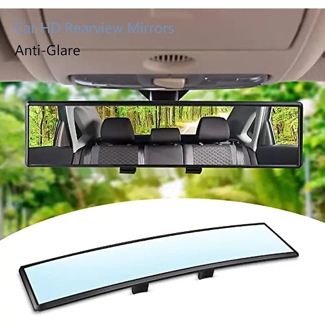  oglinzi retrovizoare hd pentru mașină anti-orbire 9,4 inch10,6 inch11,8 inch oglindă retrovizoare panoramică interioară cu clips pentru utilizare universală pentru mașini suv-uri camioane vehicule