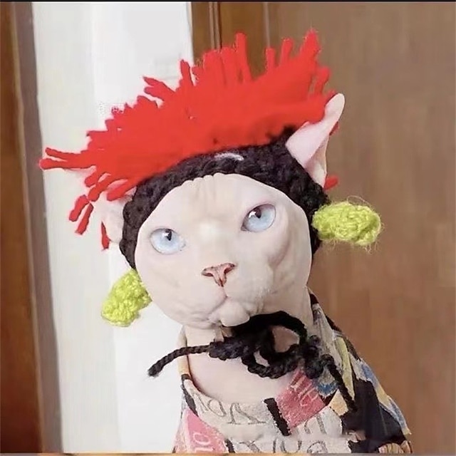  Psy Koty Bandany i kapelusiki Moda Nowoczesne Zima Miękka Zmywalny Wygodny Halloween Na zewnątrz Codzienne Ubranka dla psów for Bichon frise Szpic miniaturowy szczeniaków i młodych kotów Motyl Small