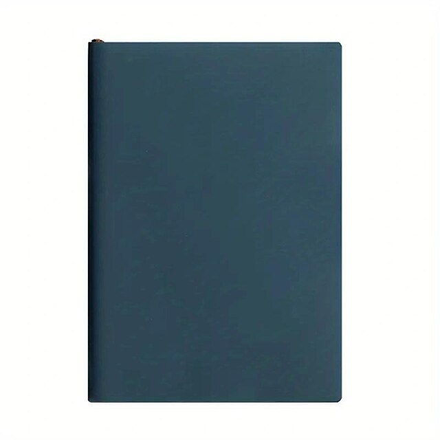  Soft Leather Sheepbark Notebook Business Work Notebook Office Notepad Annual Meeting Notebook, Back to School Gift