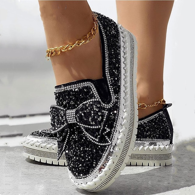 Holographic Trippy Women's Slip On Sneakers
