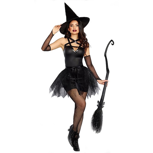  noita Halloween Cosplay-Asut Juhla-asu Naamiaisasu Walpurgin yö Asusteet Aikuisten Naisten Naamiaiset Mardi Gras Suoritus Juhla Halloween Helppoja Halloween-asuja Pukeudu