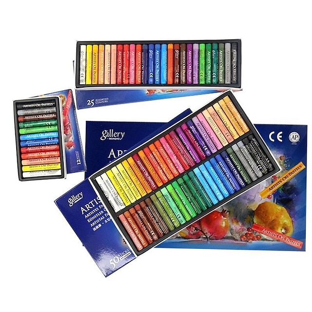  3D Crayon Painting DIY Oil Pastel For Artist Student Graffiti Soft Pastel Painting Drawing Pen School Stationery Art Supplies Soft Crayon Set