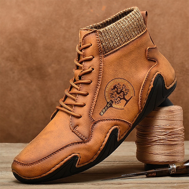  OLLOUM Italian Handmade Suede High Boots, Beck Shoes