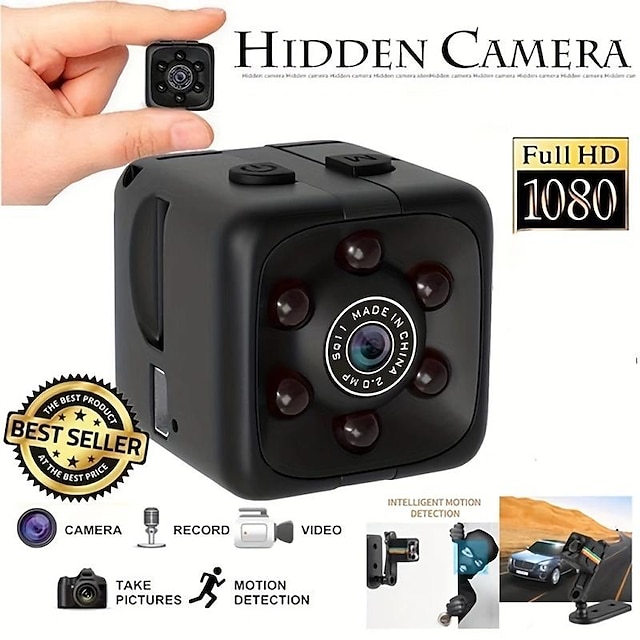  1pc sq11 1080p portátil usable visión nocturna pequeña hd niñera cámara mini cubierta cubierta de seguridad cubo cámara grabadora de video de conferencia