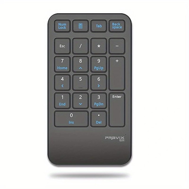  Bluetooth Wireless Numeric Keypad Portable 21-Key Bluetooth Number Pad for Laptop PC Des ktop Surface Pro Notebook