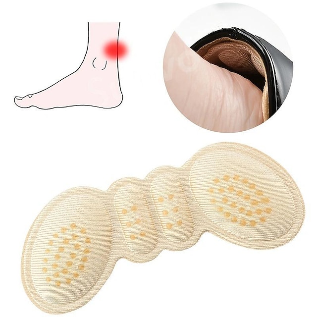 5 Pairs Silicone Heel Pads for Women Shoes Inserts Feet Heel Pain