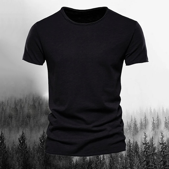  Per uomo Maglietta Maniche Corte Girocollo Estate Semplice Moda Designer Essenziale Stile Classico Vacanza Streetwear Uscire Nero Bianco Rosa Maglietta Top per Uomo