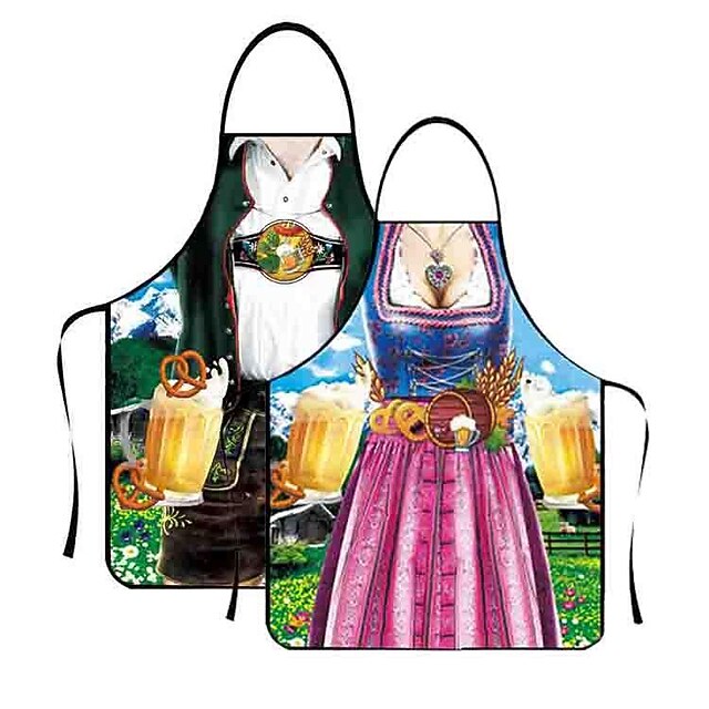 Couples Oktoberfest Apron Couples Cooking Aprons German Party Costume