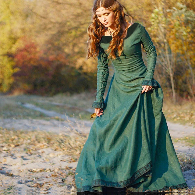 Medieval 18th Century Vintage Dress Dress Viking Outlander Women's ...