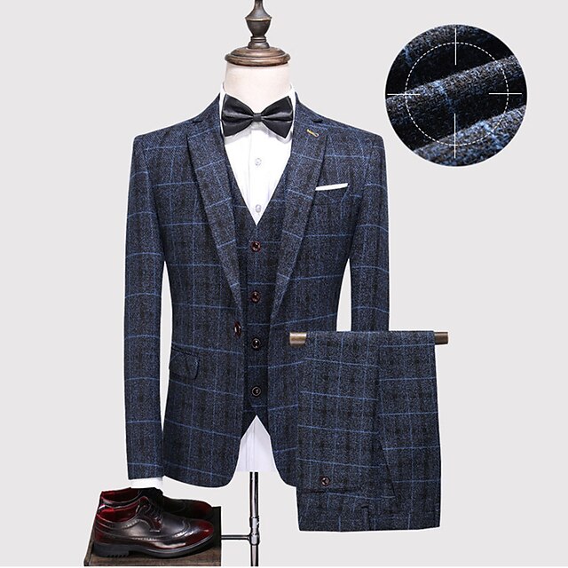 Business Suit - Patterned Suit - 1920s Old School Vintage Suits - Taupe - Tan - Coffee Suit main image 0