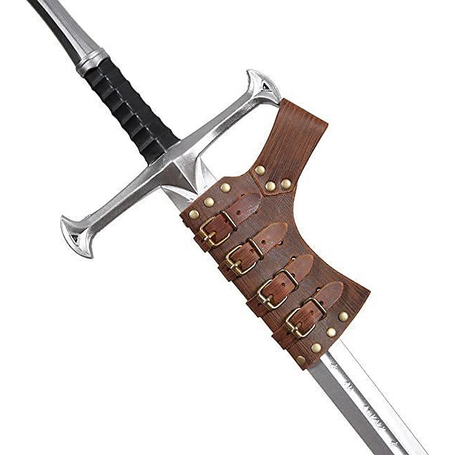  Pirate Warrior Knight Ritter Viking Celtic Knight Punk & Gothic Medieval Renaissance 17th Century Cosplay Costume Scabbard Sword Holder Sword Frog Men's Women's Costume Vintage Cosplay Performance