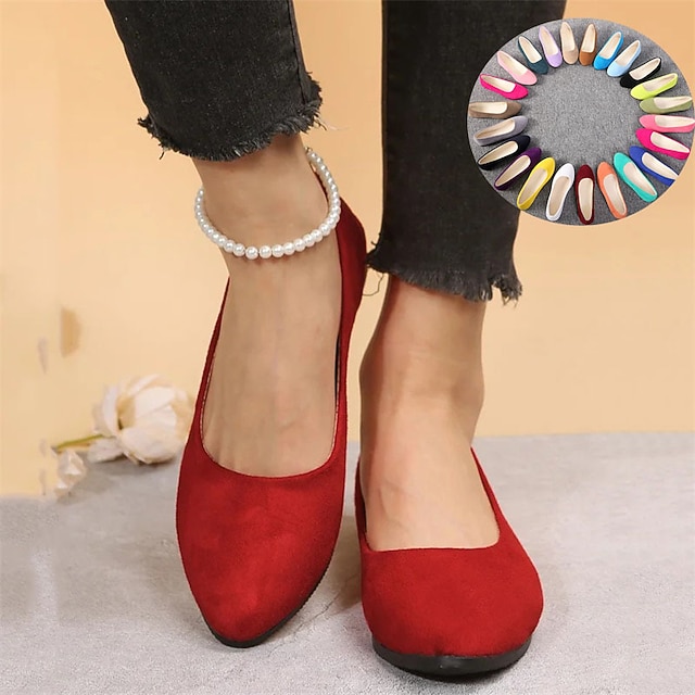 Women’s Comfortable PU Flat Shoes | Soft All-Matching Casual Flats