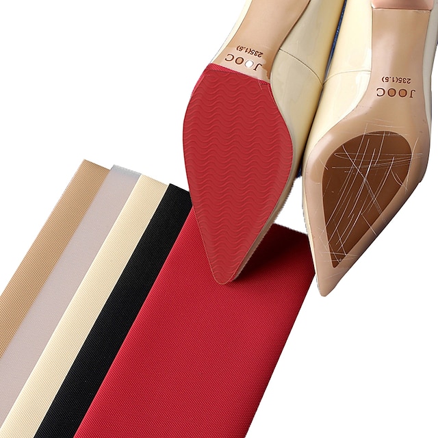  kengänpohjan suoja liukastumista estävä korvaava kumipohjat kenkien korjausmatto korkokengät itseliimautuva pohjalevy