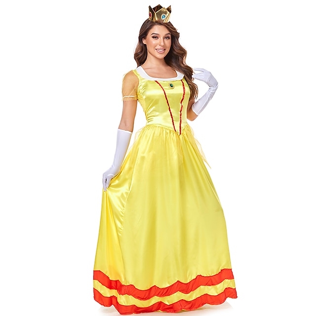 Princess Dress Cosplay Costume Masquerade Adults' Women's Cosplay Halloween Performance Halloween Carnival Halloween Carnival Masquerade Easy Halloween Costumes