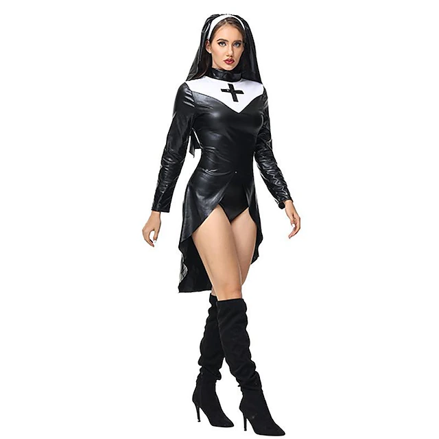 Nurse Nun Cosplay Costume Party Costume Masquerade Adults Women S Outfits Cosplay Performance