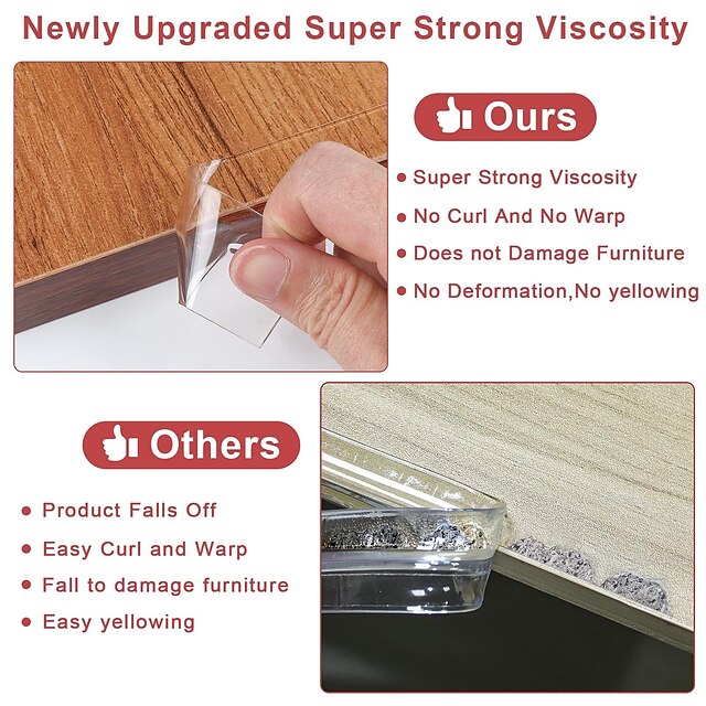 Corner Protectors Baby Proofing,Clear Corner Protector,Soft Edge