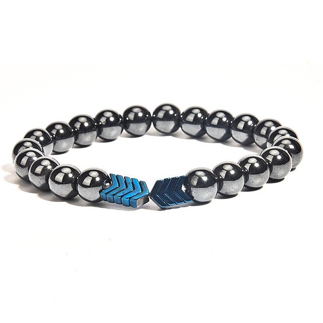 Bracciale ematite cromata | Marlù Gioielli