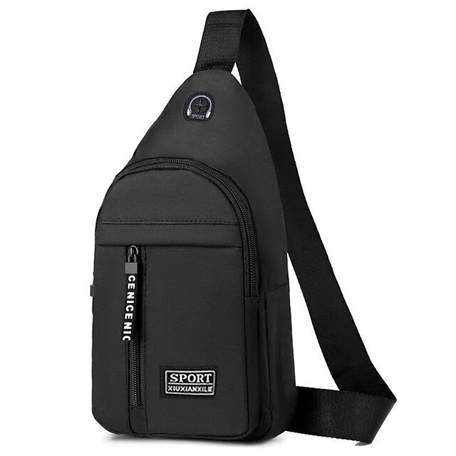 Casual Men's Chest Bag Business Slant Crossbody Shoulder Bag Messenger