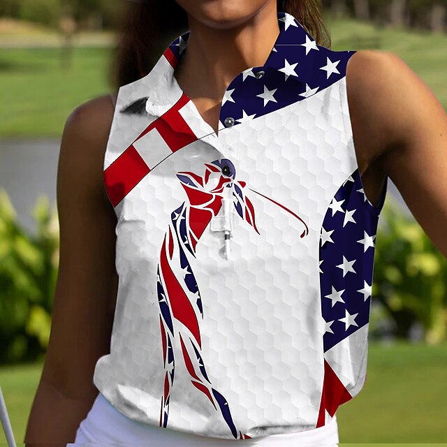 Women's Polo Shirt Golf Shirt Button Up Polo Breathable Quick Dry