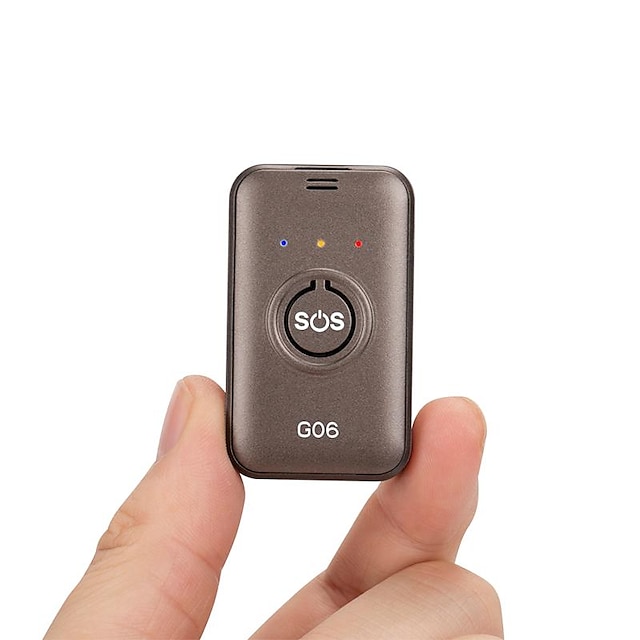  G06 Long Standby Micro Hidden Personal GPS Tracker Real Time Tracking SOS Panic Calling Alarm for Kids Children Elderly Ladies