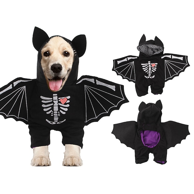 Dog Costume for Halloween, Carnival Pet Dog Animal Transfiguration Bat