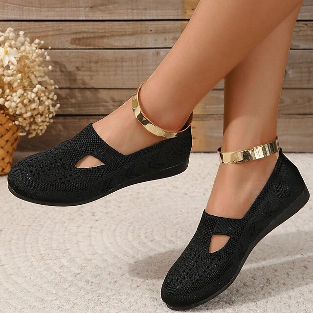 Women's Flats SlipOns Flyknit Shoes Slipon Sneakers Comfort Shoes