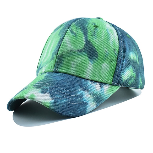  Unisex Cap Basecap Sonnenhut Weiß Gelb Polyester Bedruckt Reise Strand Design Outdoor Urlaub Batik Einstellbar Modisch Sichtschutz