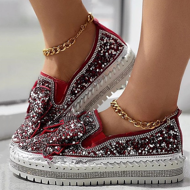 Psychedelic Trippy Holographic Women's Slip On Sneakers
