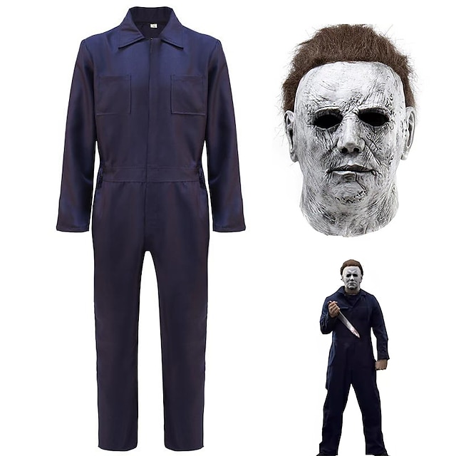 Halloween Michael Myers Cosplay Costume Mask Party Costume Adults' Men