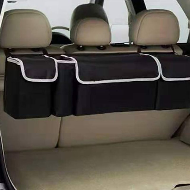 borsa portaoggetti regolabile per bagagliaio dell'auto, organizer multiuso per sedili posteriori ad alta capacità, borsa portaoggetti universale