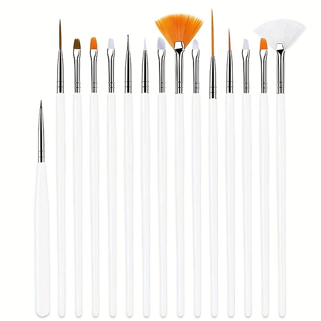 15pcs Fine Detail Paint Brush Set Miniature Paint Brush For Detailing