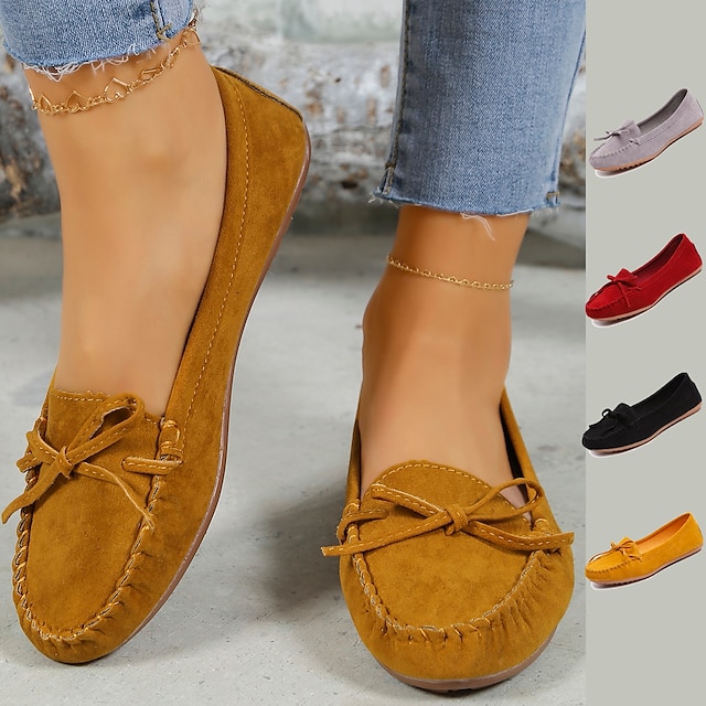  Pentru femei Pantofi Flați Slip-On-uri Sandale plate Mărime Plus Size Adidași adezivi Zilnic Culoare solidă Vară Toc Drept Vârf deschis Modă Confortabili minimalism Imitație Piele Dantelat Negru
