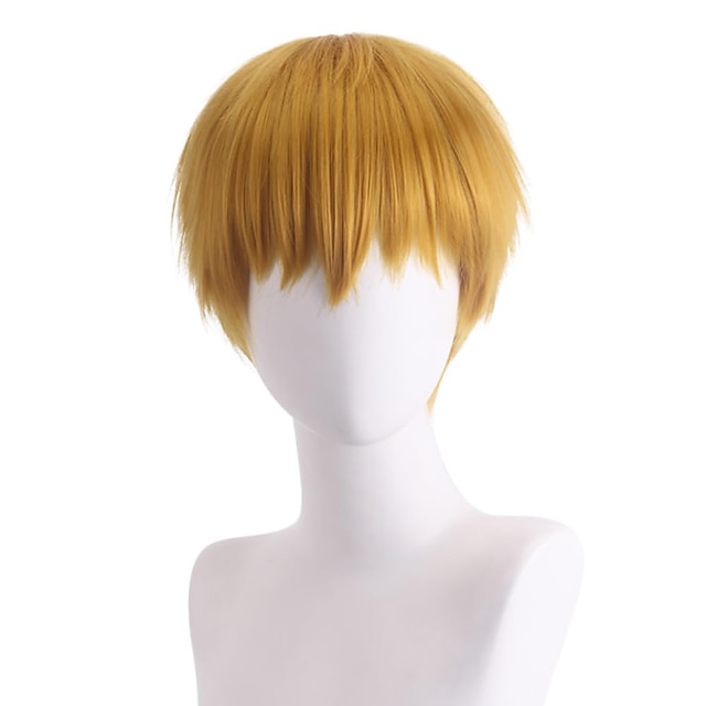 Shqncoh Anime Mob Psycho 100 Season 3 Arataka Reigen Wig Reddish-blond ...