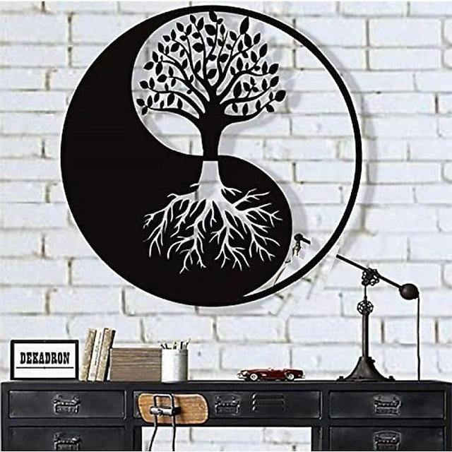  עץ ראי צ'י מתכת עיצוב קירות עץ החיים מתכת קיר אמנות ציפור קישוט בית חדר שינה סלון קישוט חלון