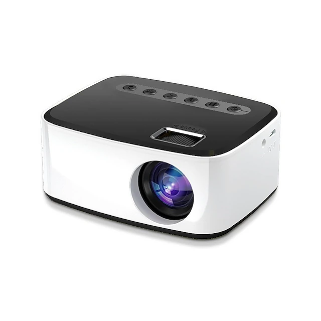 Newest Mini Projector Black White HD 1080P Portable Outdoor Home Theater Projector For Smartphone Tablet Laptop TV Stick 16