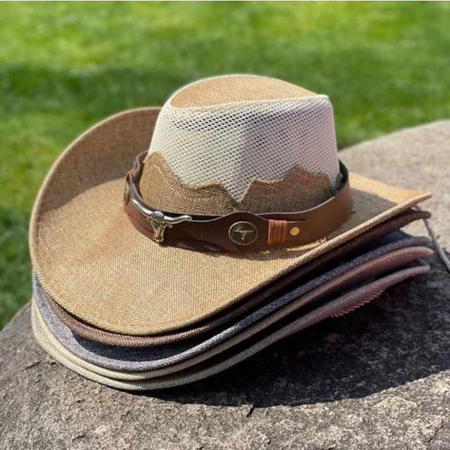  18esimo secolo XIX secolo Stato del Texas Cappello da cowboy Cappello da cowgirl Cowgirl Cowboy Cowboy occidentale Per uomo Per donna Carnevale Festa / Serata Mascherata Cappelli