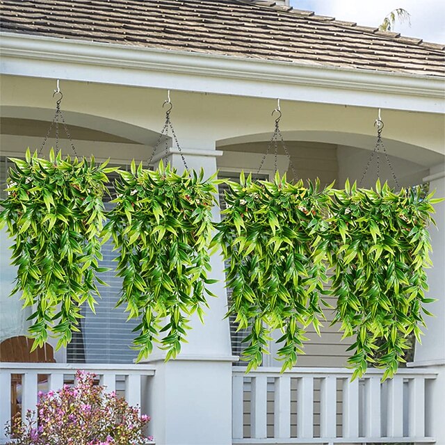 1pc Artificial Hanging Plants, Fake Hanging Plant Faux Fake Ivy Vine