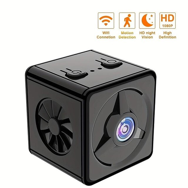  מצלמת מיני hd 1080p עם wifi ראיית לילה זיהוי תנועה מיקרו מצלמה שלט רחוק מעקב ביתי אלחוטי