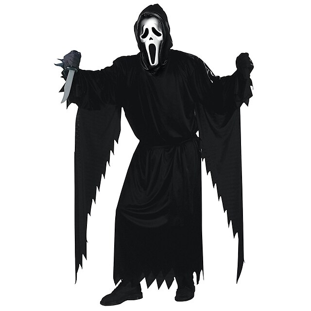 Scream Skeleton / Skull Ghost Grim Reaper Cosplay Costume Party Costume ...